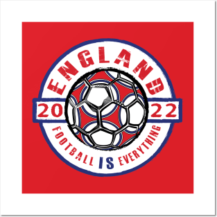 Football Is Everything - England 2022 Vintage Posters and Art